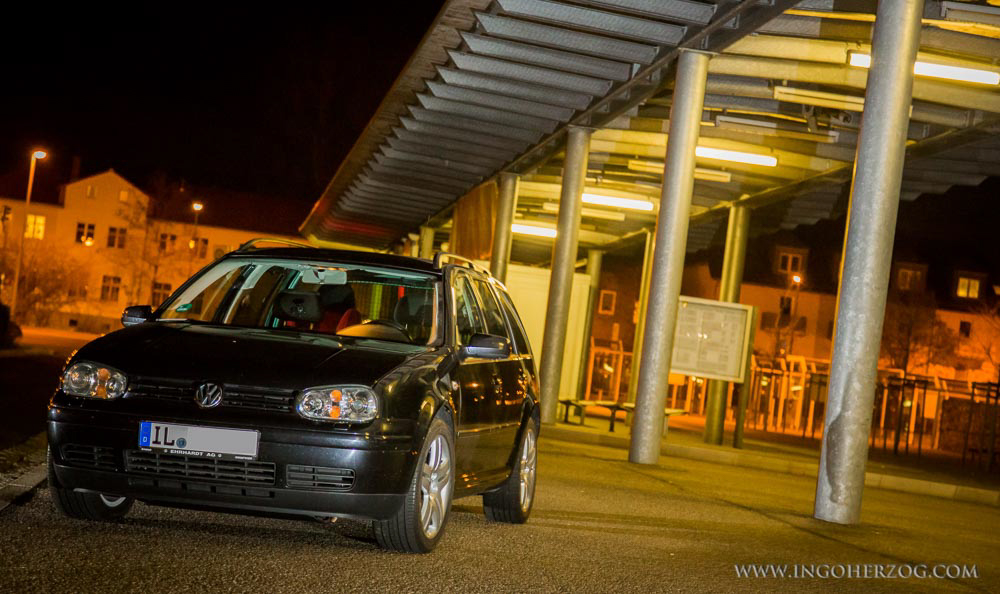 Nachtaufnahmen von meinem Auto
